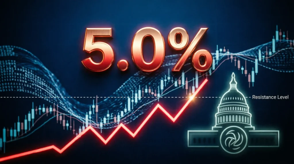 米国債10年5%再テスト|長期金利を押し上げた3つの部品を分解する