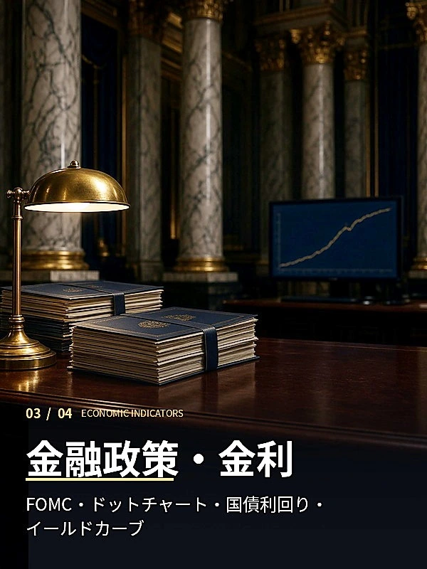 金融政策・金利から分析
